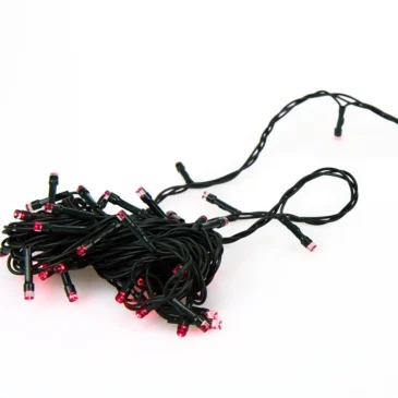 Vánoční světýlka – 100 LED – 10 m – červená