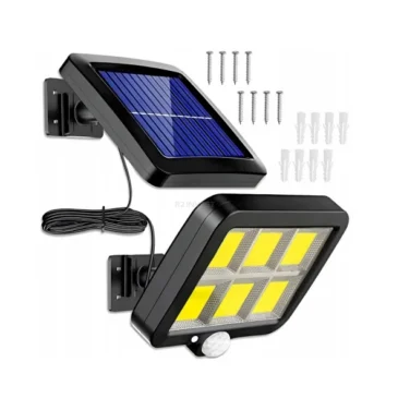 Solární LED lampa 120 COB