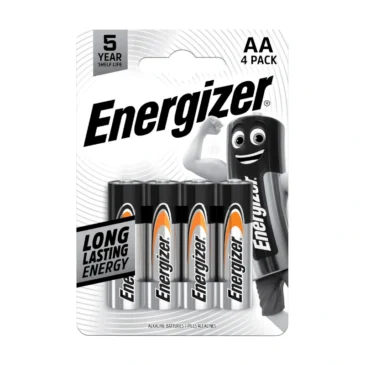 Jednorázové tužkové baterie Energizer Eveready – 4x AA/LR6