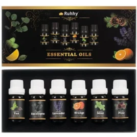 Vonné oleje Ruhhy – sada 6 ks – 10 ml