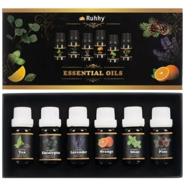 Vonné oleje Ruhhy – sada 6 ks – 10 ml