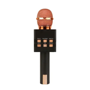 Bezdrátový Bluetooth karaoke mikrofon MC871 3v1 – měděný