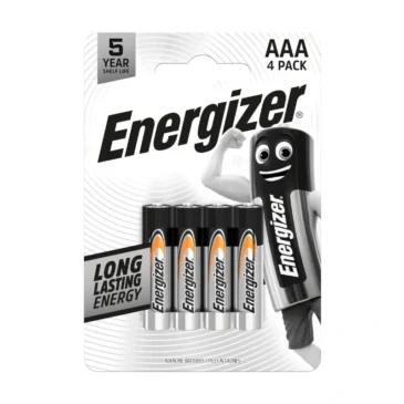 Jednorázové tužkové baterie Energizer Eveready – 4x AAA/LR03
