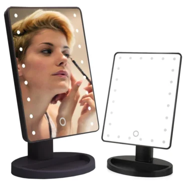 Kosmetické make-up zrcátko CiaoBosi TX-9093 s LED osvětlením – Černé