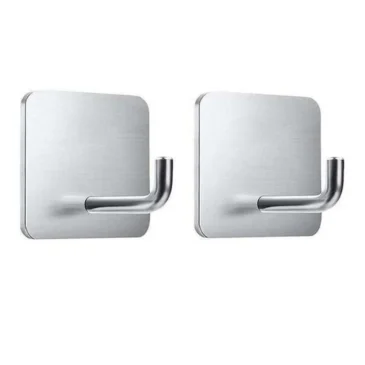 Nalepovací kovové háčky – 2 ks