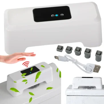 Moderní bezdotykové splachování WC s automatickým sen­zorem pohybu – VERK 27030