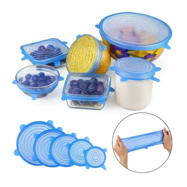 Zaparkorun Silikonová víčka na nádoby – 6 ks