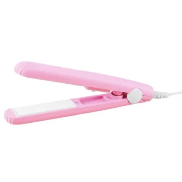 Zaparkorun Cestovní mini žehlička na vlasy – růžová