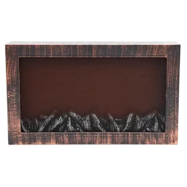 Moderní LED krb s imitací plamene SP-35 – 60×37 cm – měděný