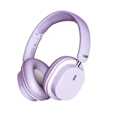 Bezdrátová Bluetooth sluchátka – OKOP KP‑H105 – fialová