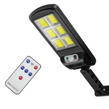 Solární zahradní LED lampa s pohybovým a soumrakovým senzorem – BK-120-B-6COB