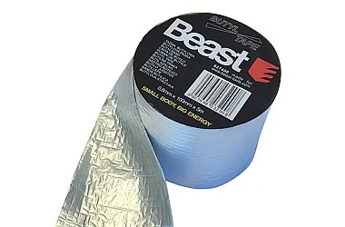 Butylová těsnící vodotěsná páska Beast – 0,8mm x 100mm x 5m – stříbrná