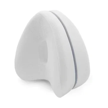 Klínový ortopedický polštář mezi nohy a kolena – bílý