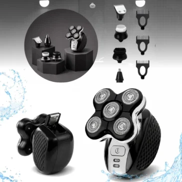 Pánsky holicí strojek s rotační hlavou 6v1 Silver Sharky HGPT01