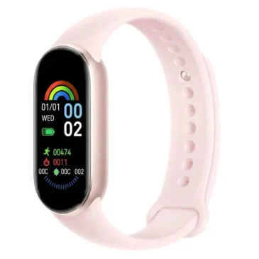Chytrý náramek Smart Band 9 – růžový