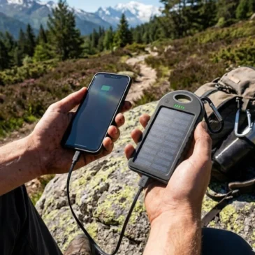 Zaparkorun Solární powerbanka se záložní baterií – 5000 mAh