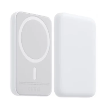 Bezdrátová powerbanka 5000 mAh – bílá