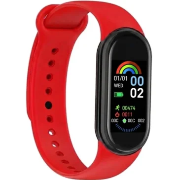Chytrý náramek Smart Band 9 – červený