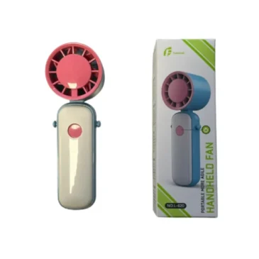 Ultra lehký skládací ventilátor Futaimei L-620 – modrorůžový