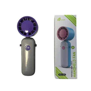 Ultra lehký skládací ventilátor Futaimei L-620 – šedofialový