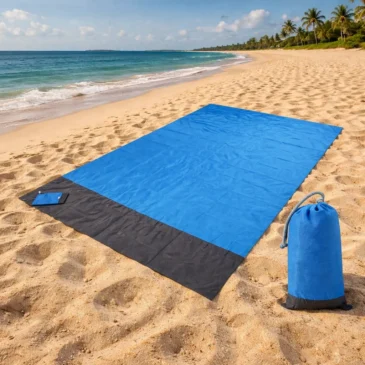 Zaparkorun Velká podložka na pláž či do přírody – Modrá