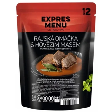 Rajská omáčka s hovězím masem – 2 porce – Expres Menu