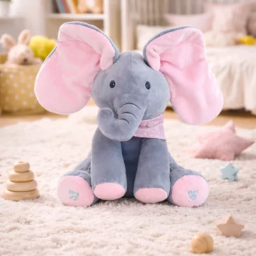 Zaparkorun Interaktivní zpívající slůně – růžové