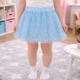 Zaparkorun Princeznovská sukně s LED světlem – modrá