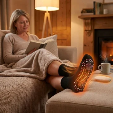 Hřejivé masážní ponožky – 1 pár