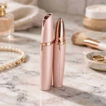 Zaparkorun Kapesní zastřihovač obočí pro ženy ve tvaru rtěnky