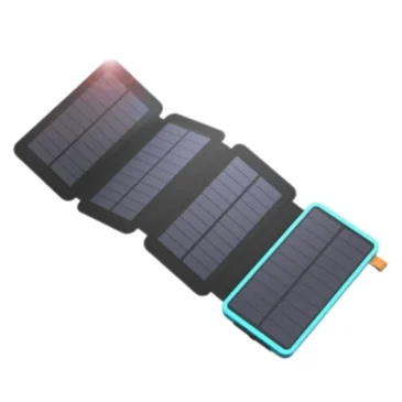 Solární powerbanka se 4 panely Beast 812971 – 20 000 mAh – Li-Polymer – modrá