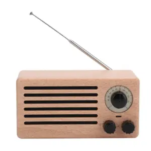 Retro přenosné rádio NewRixing NR-3013 - javor