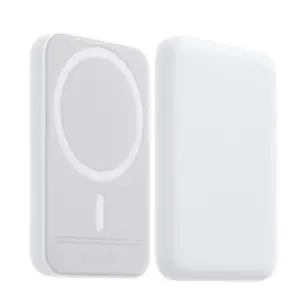 Bezdrátová powerbanka 5000 mAh - bílá