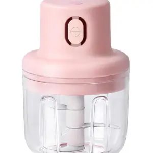 Akumulátorový elektrický sekáček KB010 250 ml - růžový