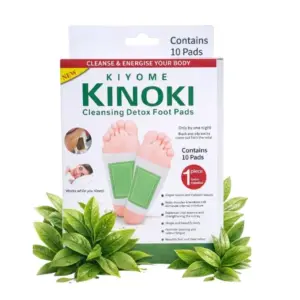 Detoxikační náplasti Kiyome Kinoki se zeleným čajem - 10 ks