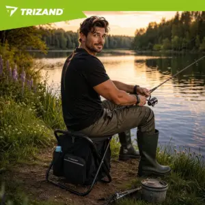 Rybářské křeslo Trizand s batohem a termo taškou - 3v1