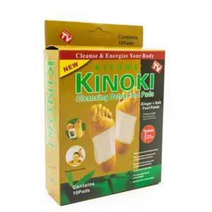 Detoxikační náplasti Kiyome Kinoki se zázvorem - 10 ks