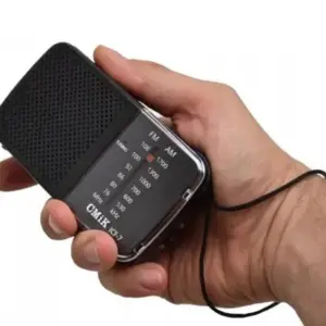 Multifunkční kapesní rádio CMiK ICF-7 - šedé