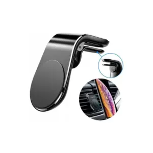 Magnetický držák na telefon do auta - černý