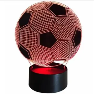 Noční 3D LED lampa - fotbalový míč