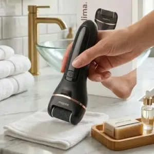 Elektrická bruska na paty s LCD displejem