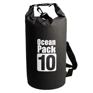 Vodotěsný vak pro vodáky AQUAPOUCH - 10 L - černý