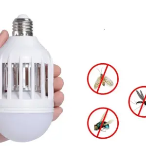 Elektrická žárovka s lapačem hmyzu