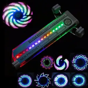 Světlo do výpletu jízdního kola LC-D016 - 32 LED - Wheelight