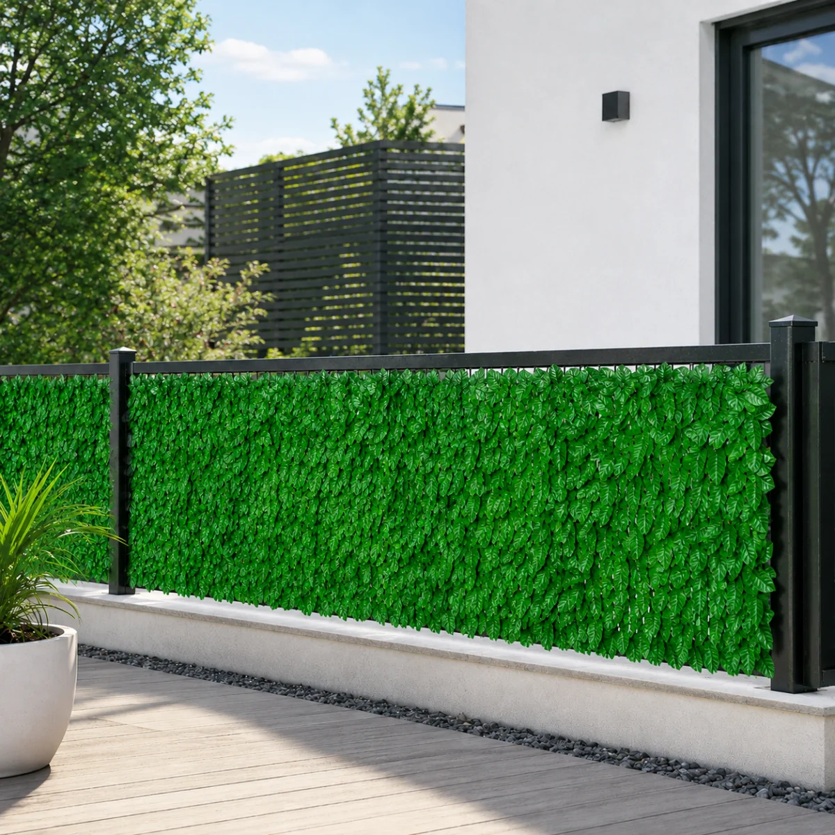 Umělý živý plot na balkon 3 x 1 m - Gardlov - Image 3