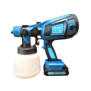 Aku stříkací pistole HAYAMI - 96 V - 900 ml + 2x baterie + příslušenství
