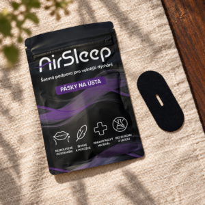 Lepící pásky na ústa pro podporu dýchání nosem AirSleep - 30ks v balení