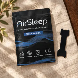 Lepící pásky na nos pro volnější dýchání AirSleep - 30ks v balení