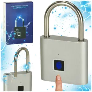 Elektronický zámek na otisk prstu - voděodolný chytrý zámek - USB