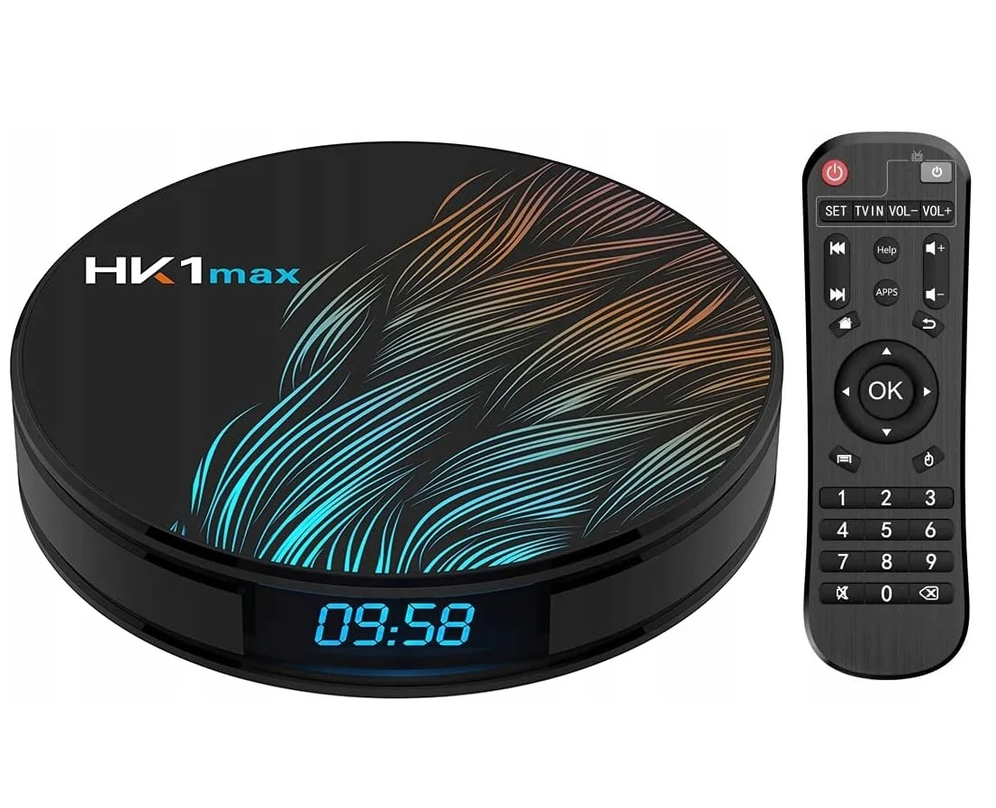 Android TV Box HK1 MAX - Android 9 - 4 GB RAM - 64 GB úložiště